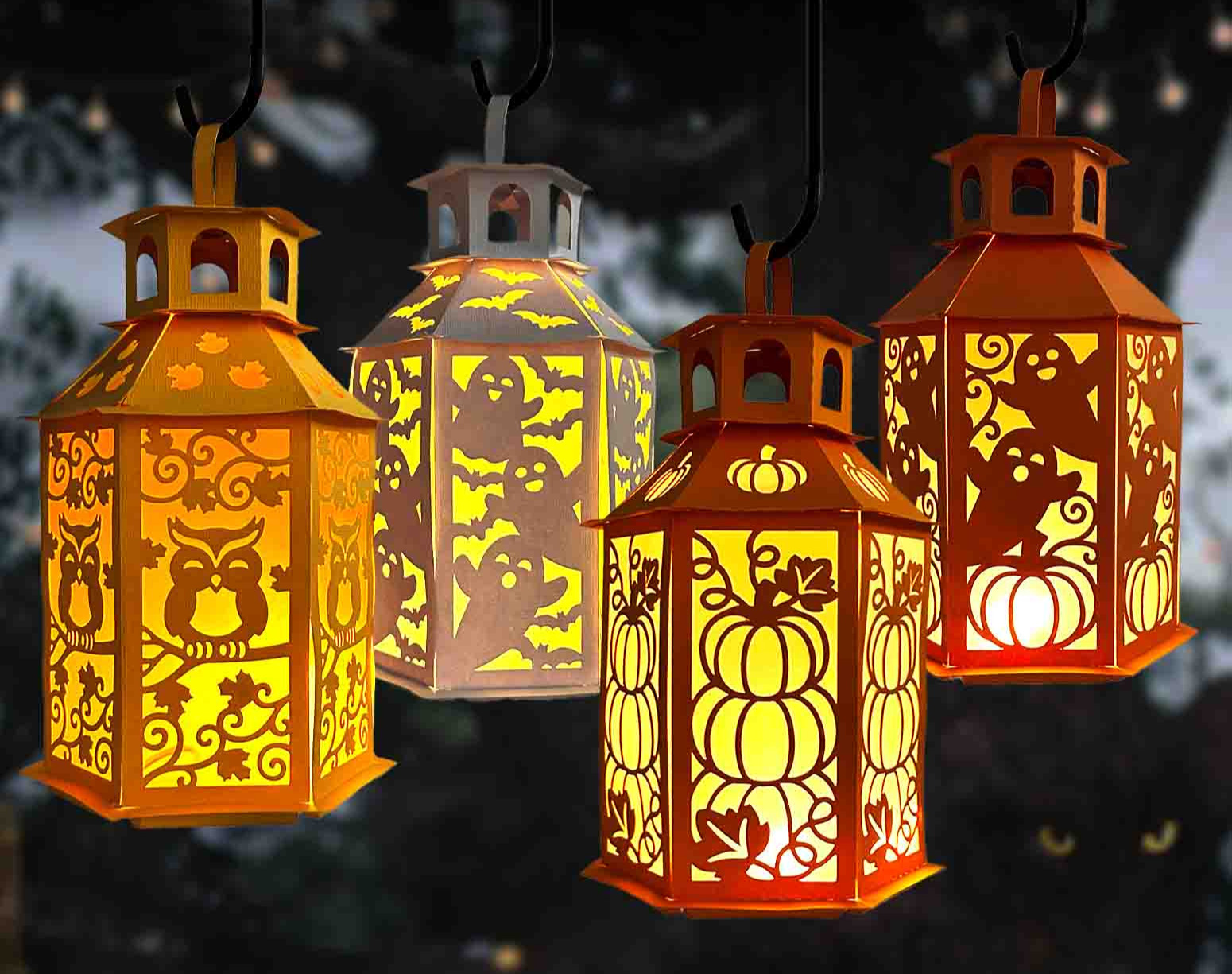 Fall Foliage Lanterns